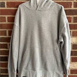 Quince Light Gray Organic Cotton Hoodie